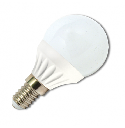 LED žárovka GLOBE E14 bílá 5W 440Lm - Ecolite